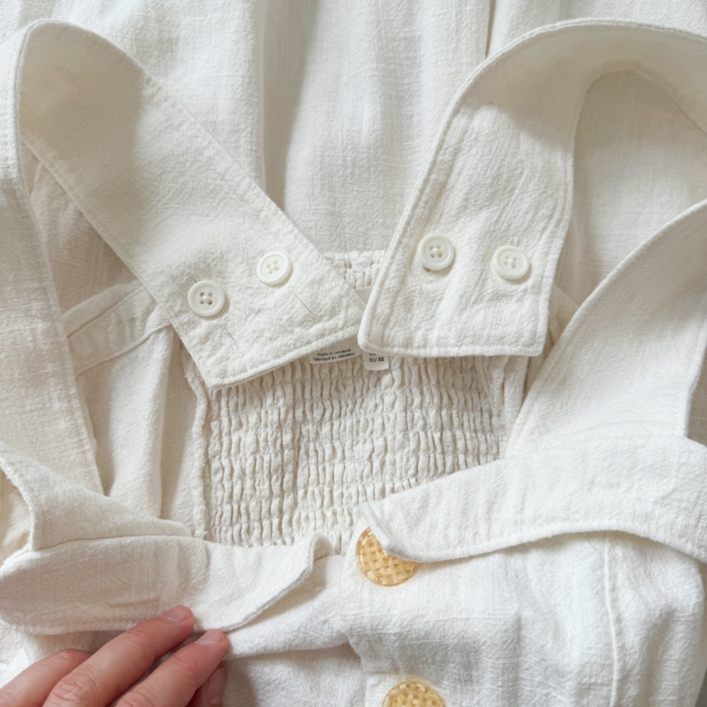ANTHROPOLOGIE • Cape Code Jumpsuit in Ivory - Picture 11 of 15
